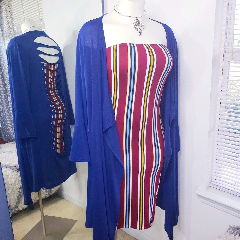 NWOT 💕Plus Size Duster Cardigan Sweater with Rips